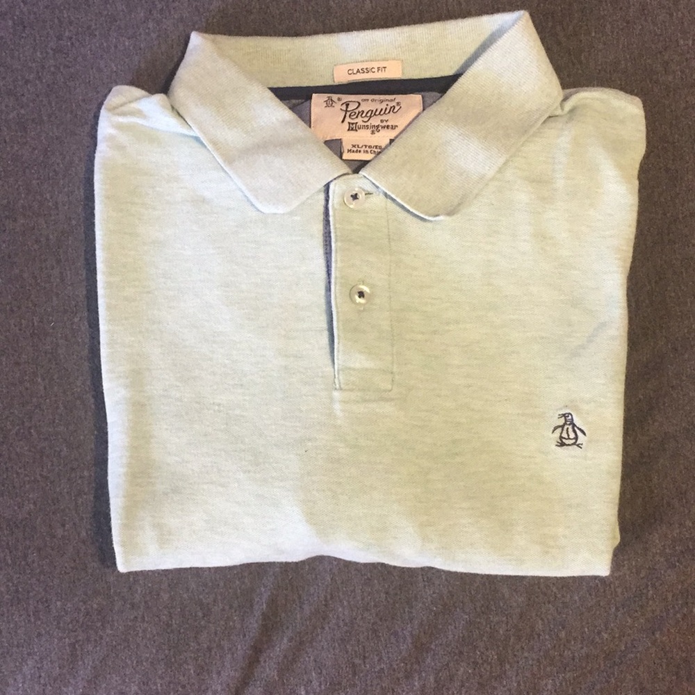 Penguin Polo Turquoise
